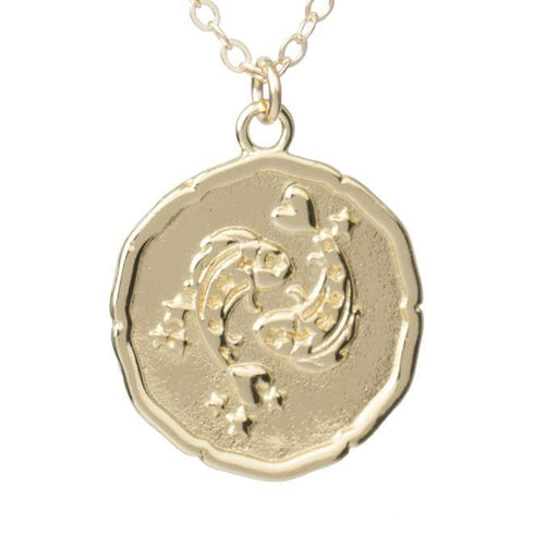 Pisces Zodiac Necklace